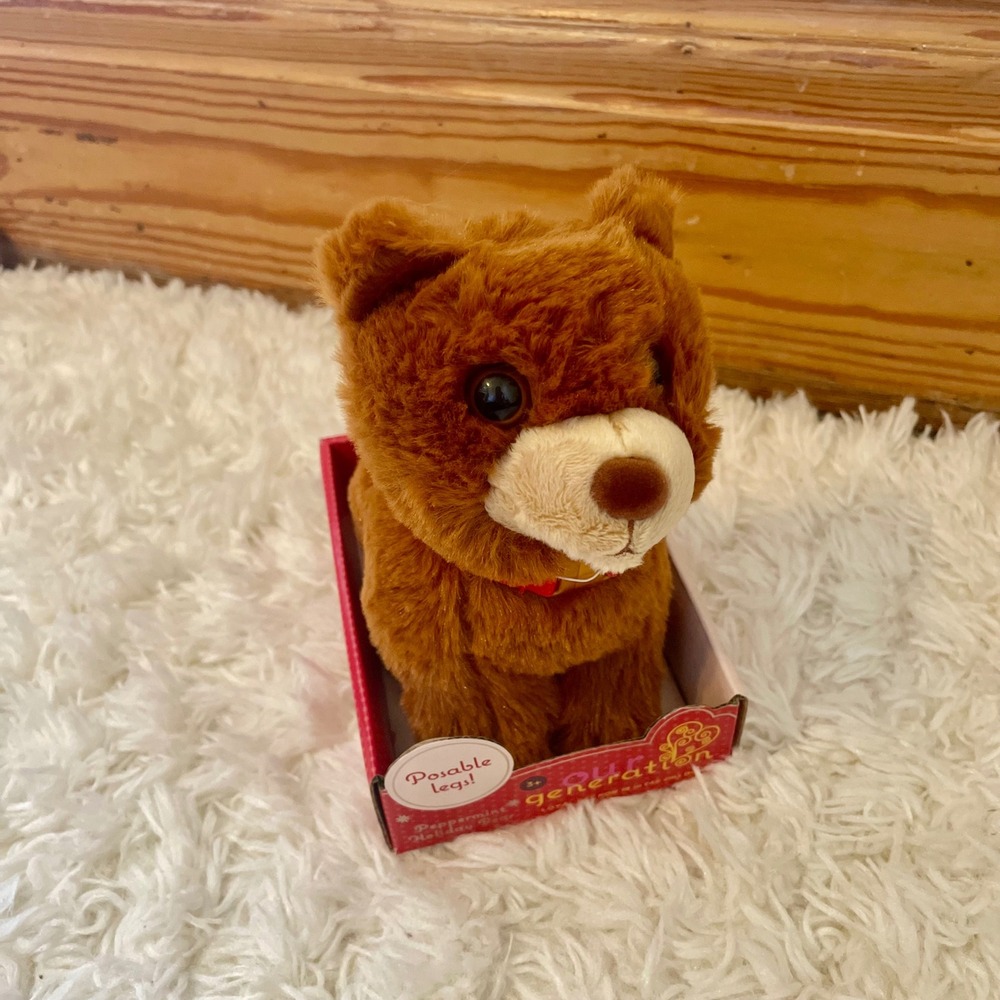 Our Generation Posable Legs Peppernut Plush Royal‎ Pet Dog Toy